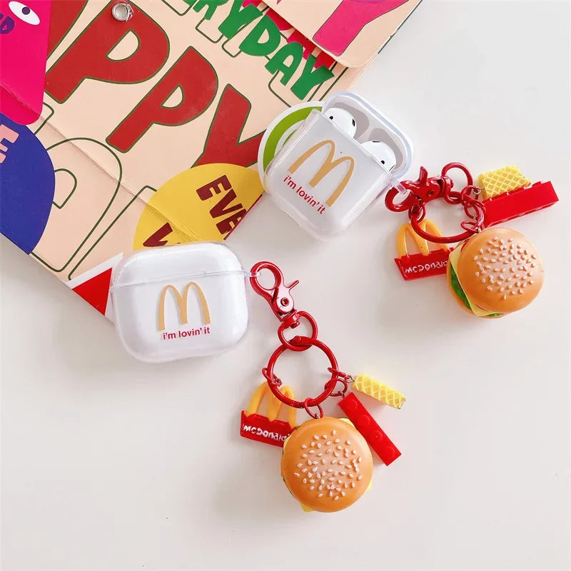 Cute Burger AirPods Cover