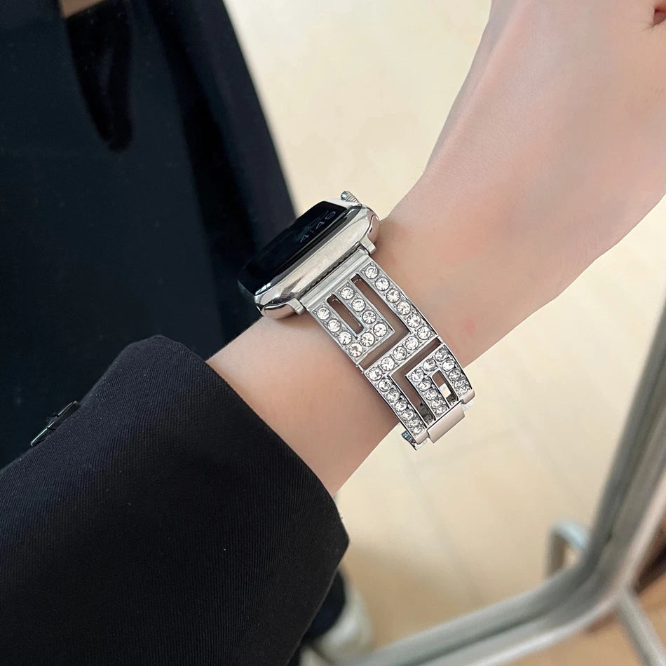 Luxury Diamond iWatch Bracelet