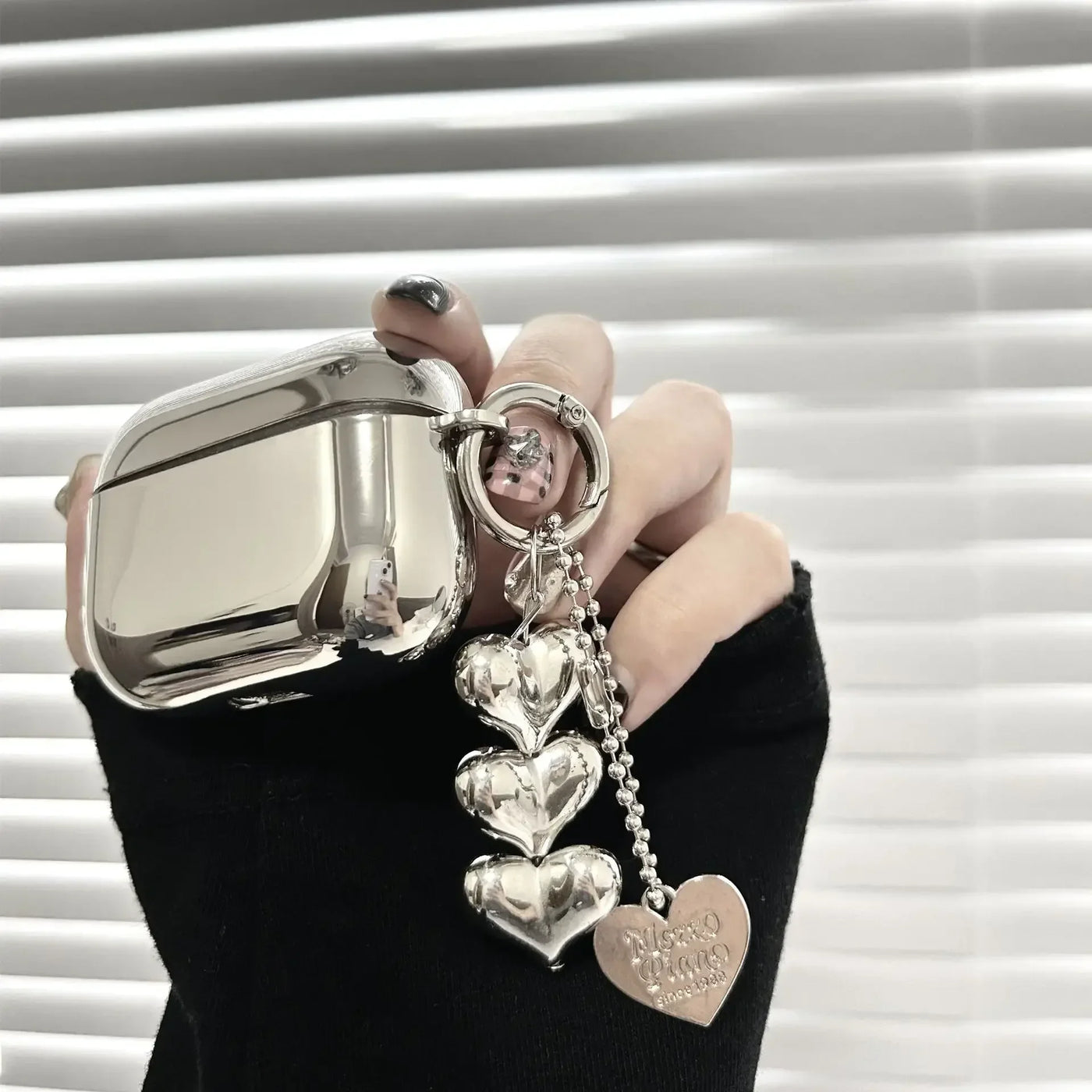 Heart Key-chain Airpods Case