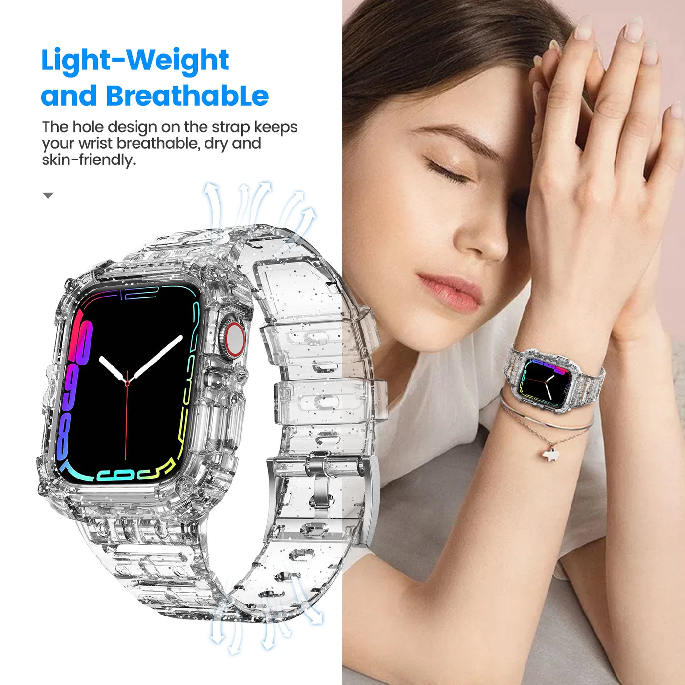 Transparent iwatch Strap