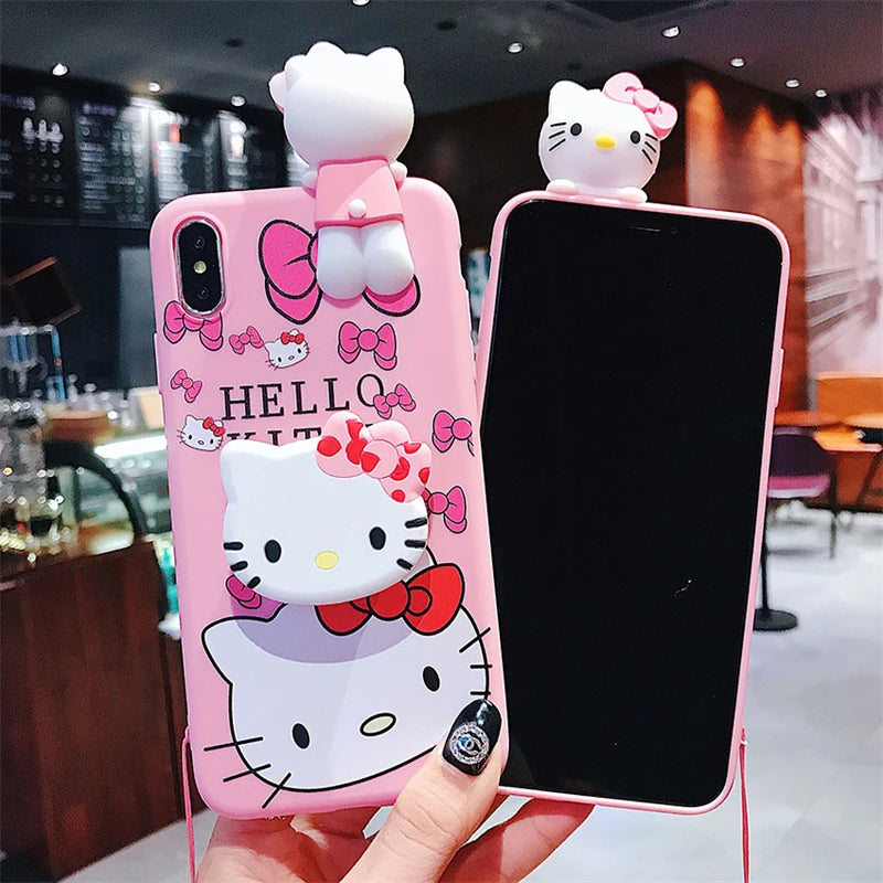 3D Kitty iPhone Case