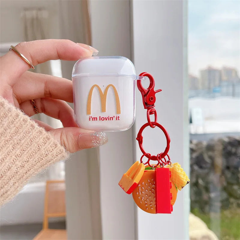 Cute Burger AirPods Cover