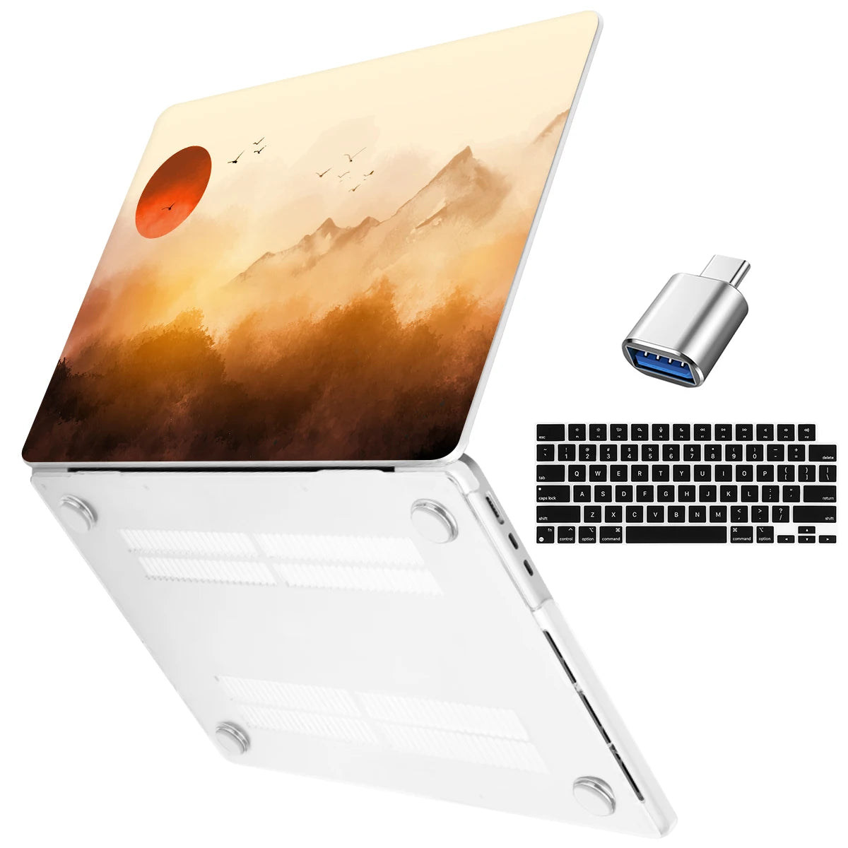 Blue Butterfly Crystal Case for MacBook