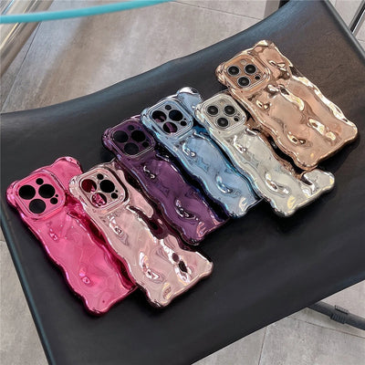 Plating Wavy iPhone Cover