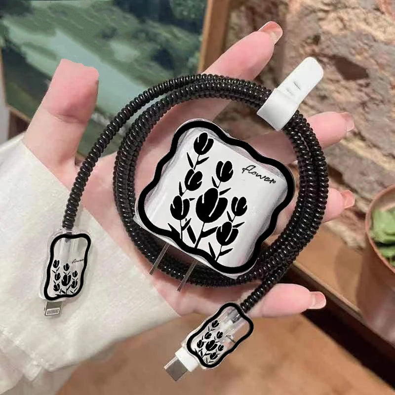 Cute Flower Case Charger