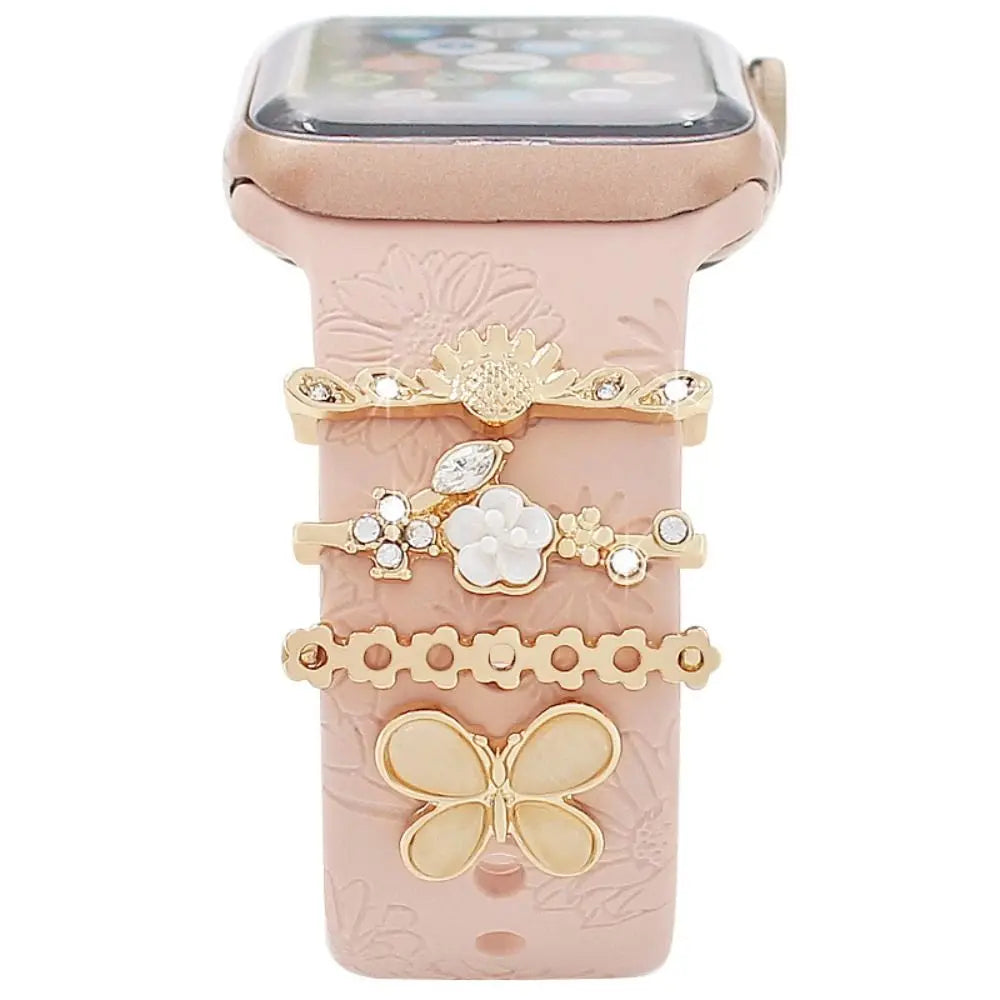 Diamond Decorative Rings iwatch Strap