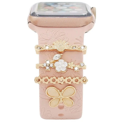 Diamond Decorative Rings iwatch Strap