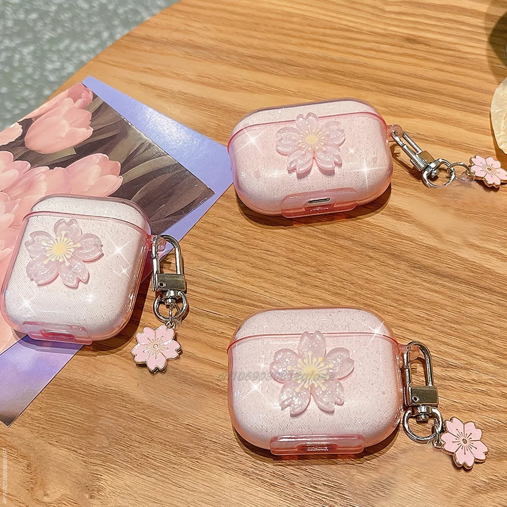 Sparkling Pink Cherry Blossom Cases