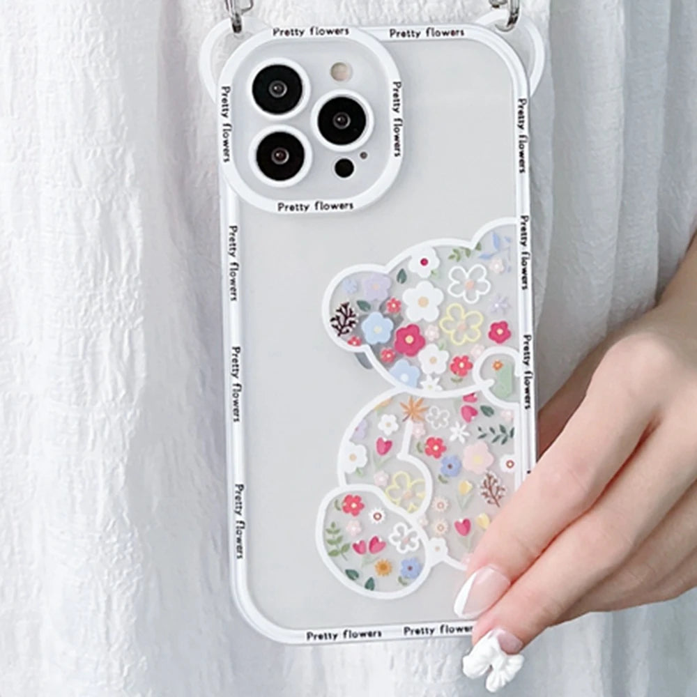 Cute Bear Cross-body Case