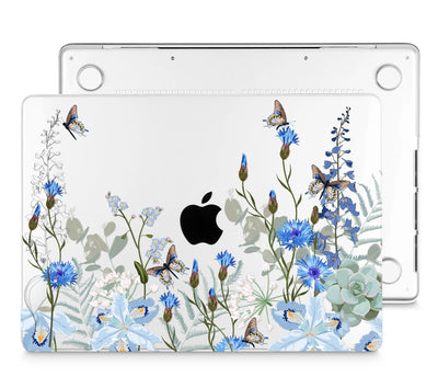 Blue Butterfly Crystal Case for MacBook