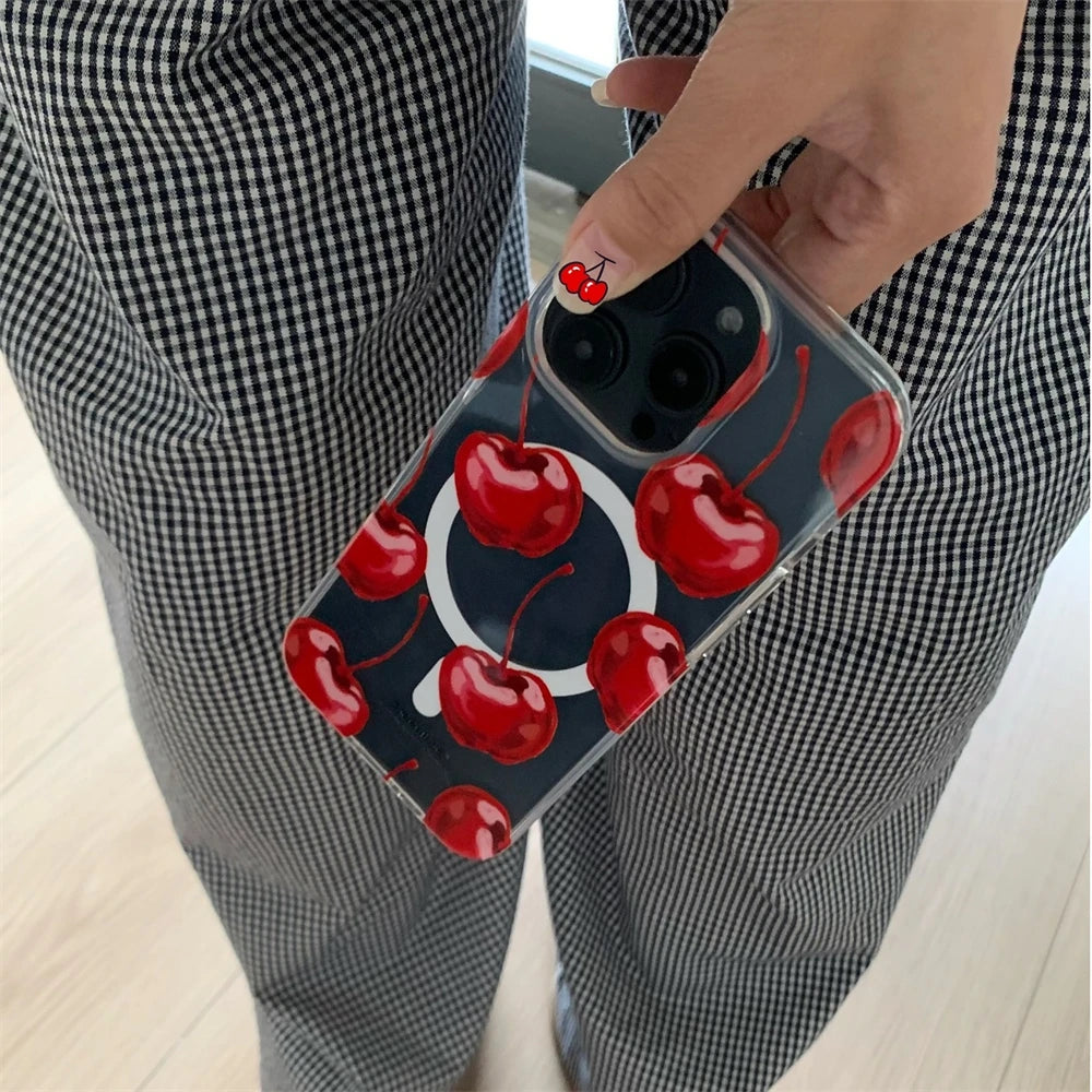 Cherry Magnetic Charging Cover