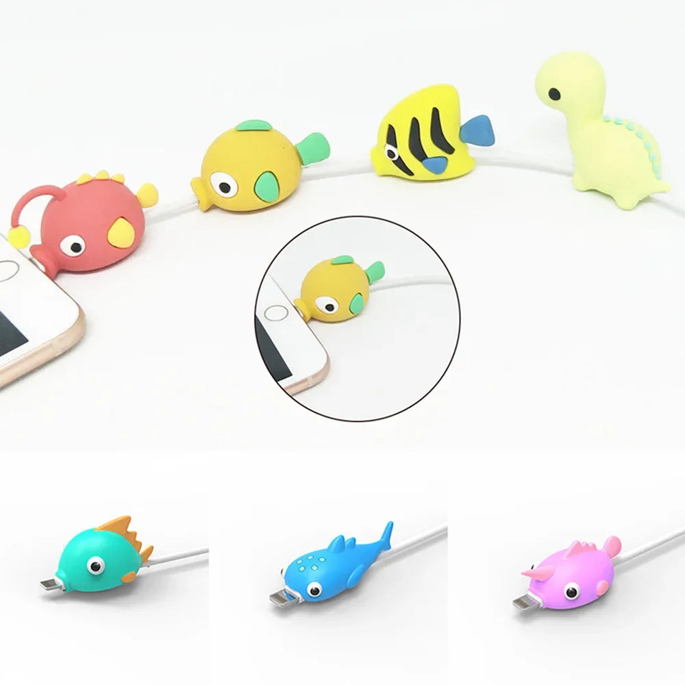 Cute Fish Data Cable Protector Cover