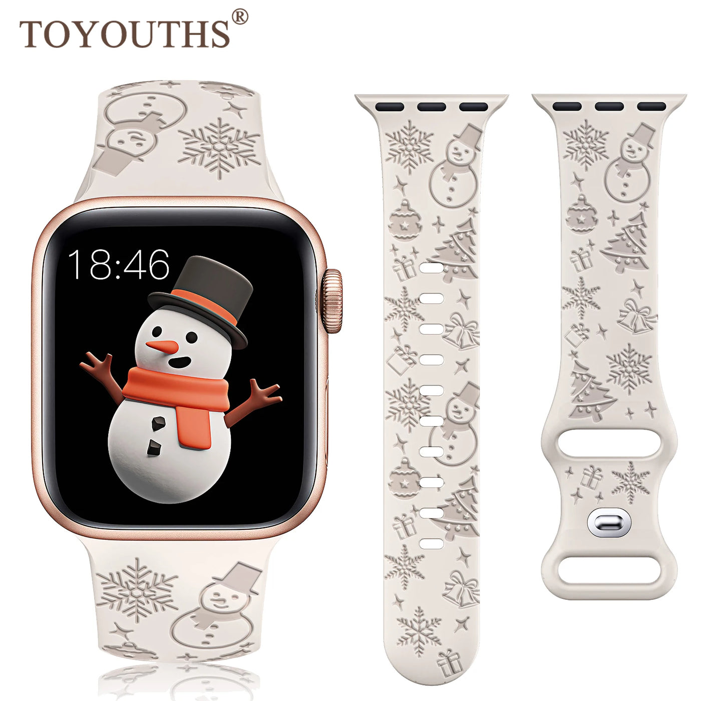 iWatch Christmas Floral Band