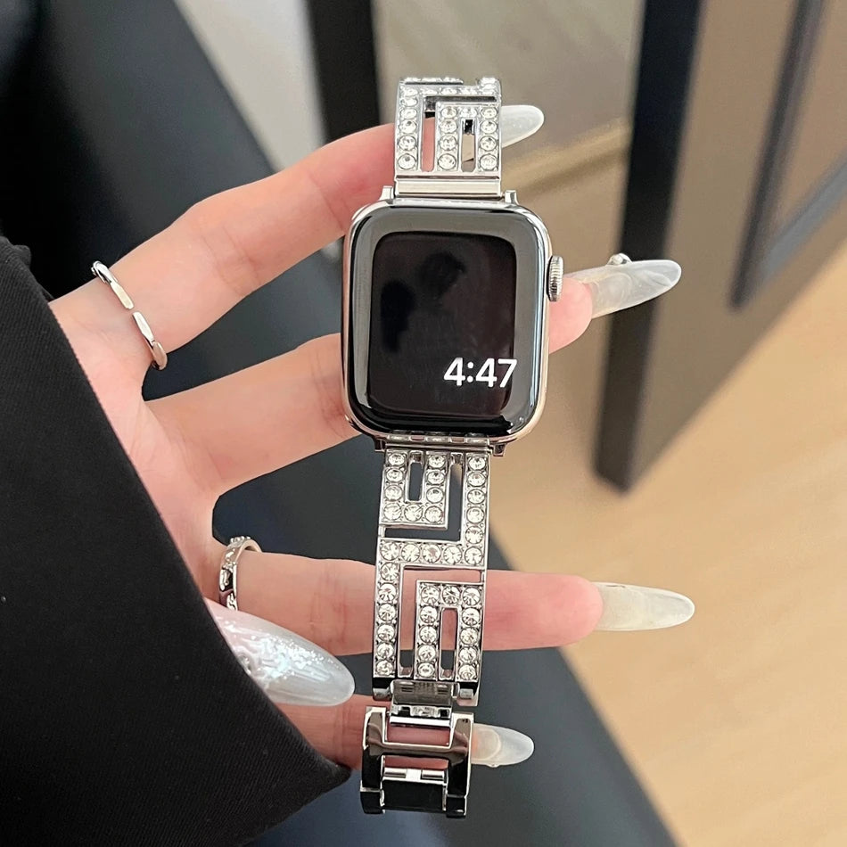 Luxury Diamond iWatch Bracelet