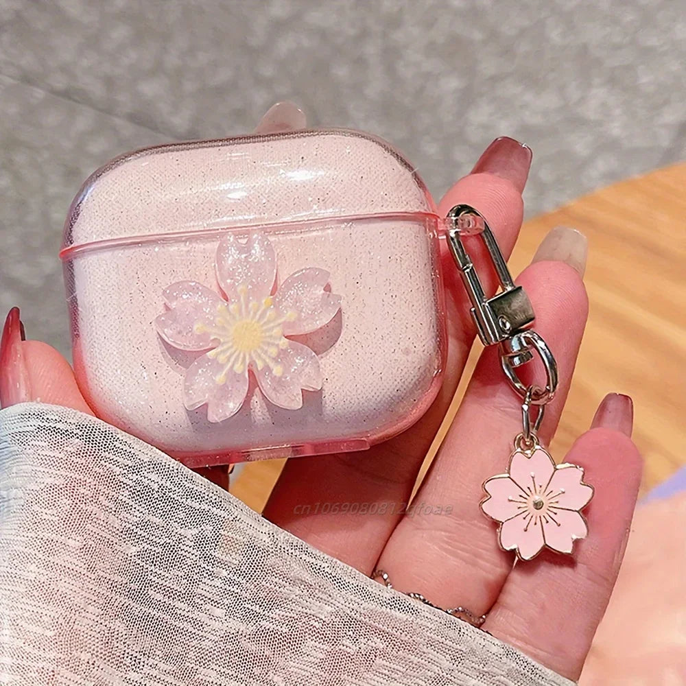 Sparkling Pink Cherry Blossom Cases