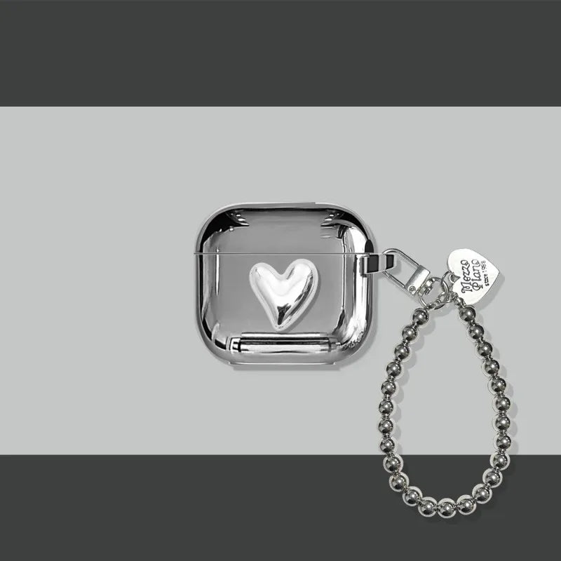 Heart Key-chain Airpods Case