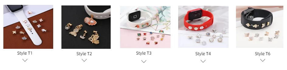 Diamond Decorative Rings iwatch Strap