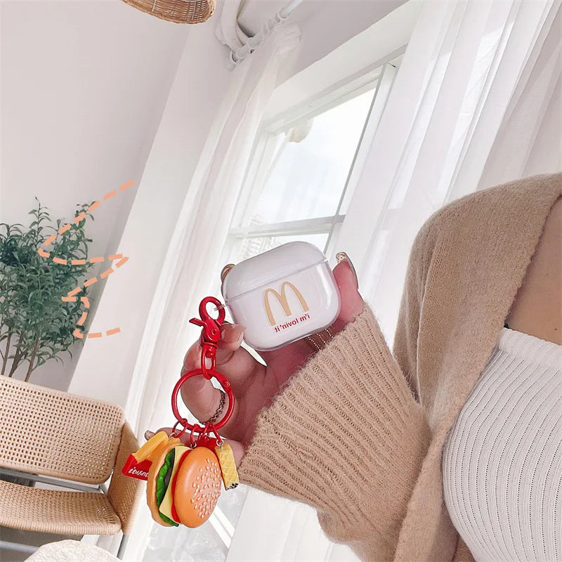 Cute Burger AirPods Cover