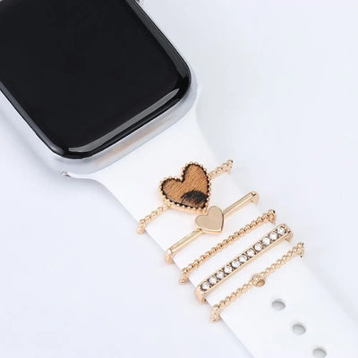 Diamond Decorative Rings iwatch Strap