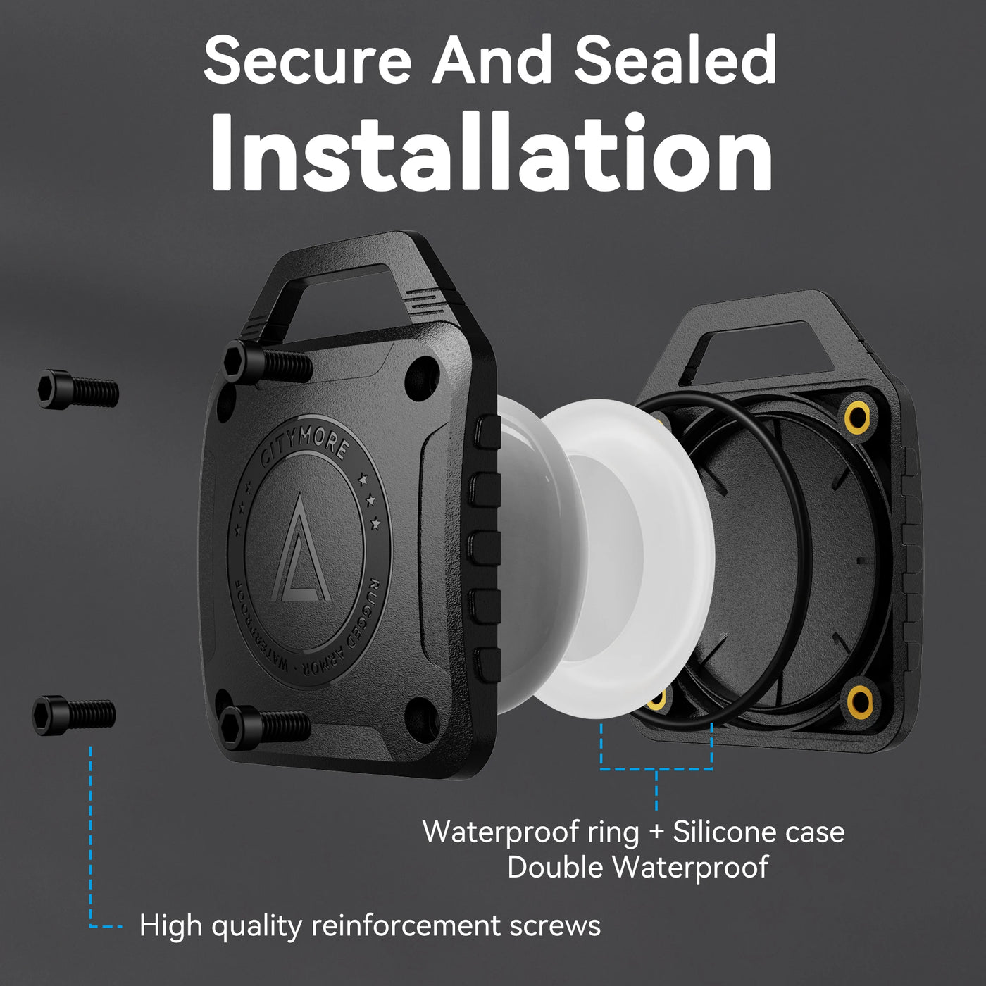 Waterproof AirTag Key-chain